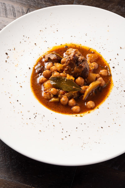 Chickpea stew with Cabecero – Gaia Ibérico | Buy Ibérico pork - Jamón Ibérico